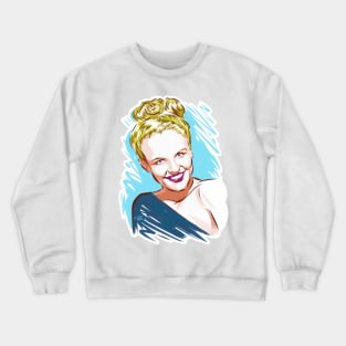 Peggy Lee - An illustration by Paul Cemmick Crewneck Sweatshirt